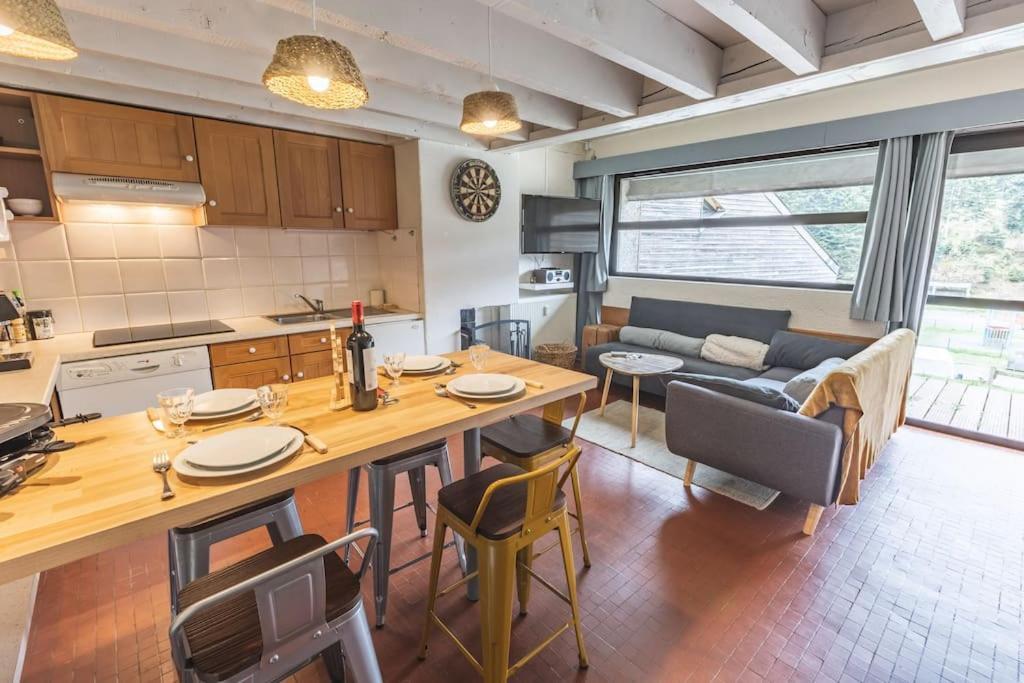 La Cabane Du Cerf A Payolle 康庞 外观 照片